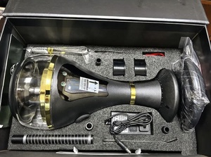 2026 豪华金色电子水烟便携式可充电电动水烟带包 - Product Image 6