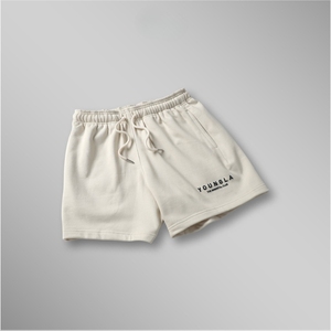 2025 venta al por mayor transpirable 100% algodón hombres gimnasio pantalones cortos personalizables Vietnam OEM ODM patrón sólido Fitness Atlético - Product Image 2