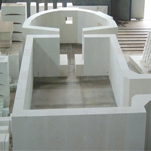 Bloques AZS personalizados con bajo contenido de sodio de alta densidad 1691/1711/para horno de vidrio - Product Image 1