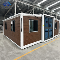 Maison préfabriquée moderne extensible à double aile de 20, 30 ou 40 pieds, personnalisable, 1 à 4 chambres, pour vie en jardin, maison-conteneur