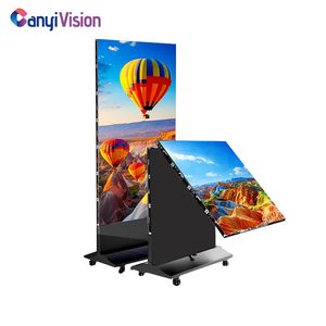 Display Poster LED lipat 3, layar LED Poster P2.5 bergerak dengan roda gaya baru - Product Image 5
