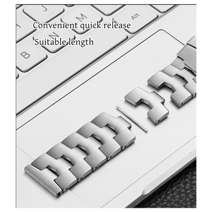 สายนาฬิกาข้อมืออัจฉริยะสายนาฬิกาไทเทเนียมโลหะ22มม. สำหรับผู้ชาย GT4 4 Pro GT3ตา - Product Image 2