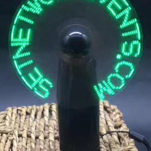 Xu hướng mới 2024 sản phẩm, cao cấp tùy chỉnh tin nhắn Logo thông gió không khí quạt tay điện có thể sạc lại - Product Image 2