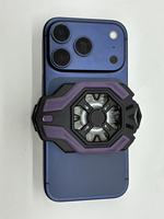 Pendingin Ponsel Semikonduktor untuk iPhone 15 14 13 Pro Max Samsung S24 S23, Bantalan Pendingin Game Seluler Clip-on, Tipe-C, 3 Kecepatan 5200RPM