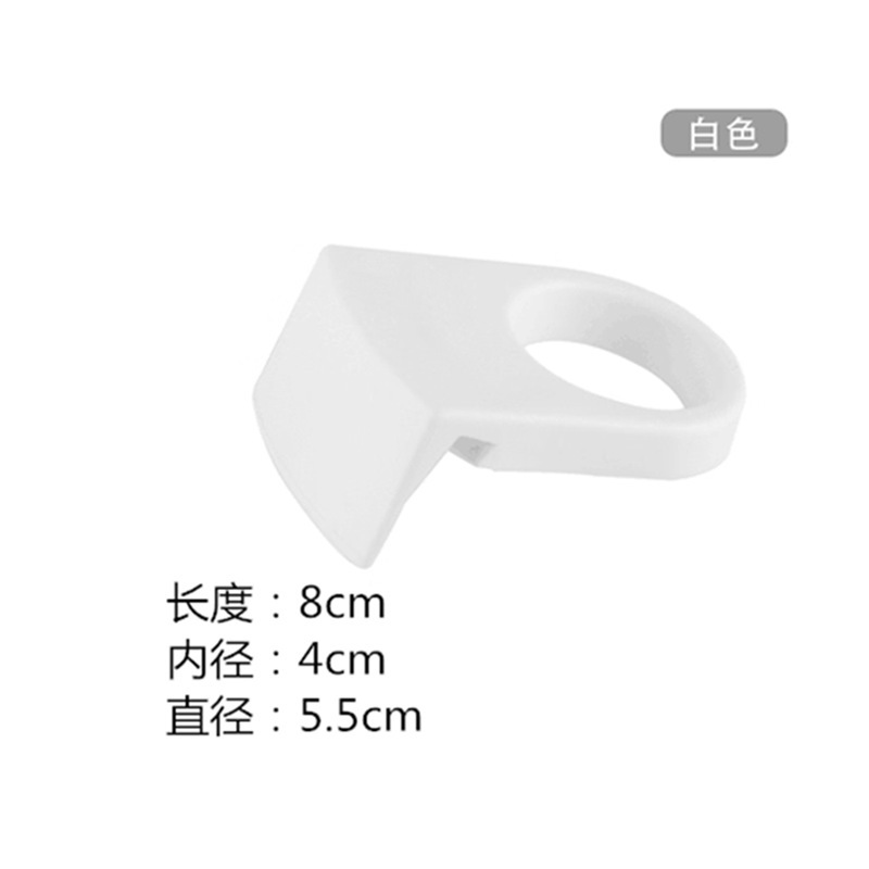 Bouton pression blanc