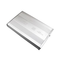 Harga Pabrik Gamshare 3.5 Inch USB 2.0 Aluminium External SATA SSD HDD Enclosure Hitam Perak Logo Kustom 35U2