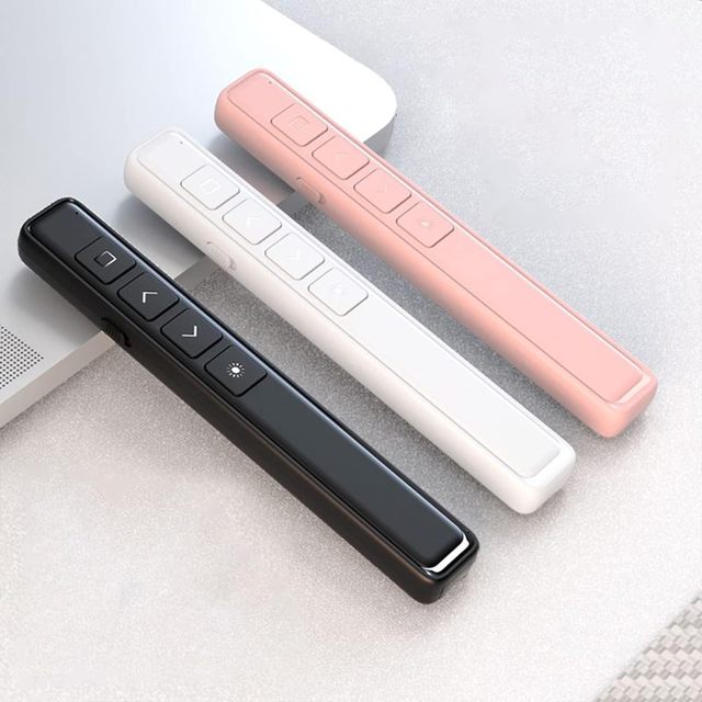 Wireless Laser Powerpoint PPT Presenter with Type-C Charging Port USB  Presenter Laser Powerpoint Clicker Wireless Remote