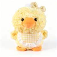 Peluche de poussin mignonne et adorable de haute qualité, jouet en peluche doux de dessin animé, animaux en peluche de 8 pouces, jouets pour machine à griffes pour garçons