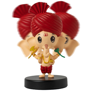 Figura Decorativa de Resina de Shree Ganesh para el Tablero del Automóvil, Estatua Decorativa Hindú para la Decoración del Hogar y la Oficina - Product Image 5