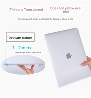 Étui de protection transparent rigide en PC pour ordinateur portable MacBook 13.6 Air 15.4 Pro 16.2 Pro – Housse de protection populaire pour ordinateur portable