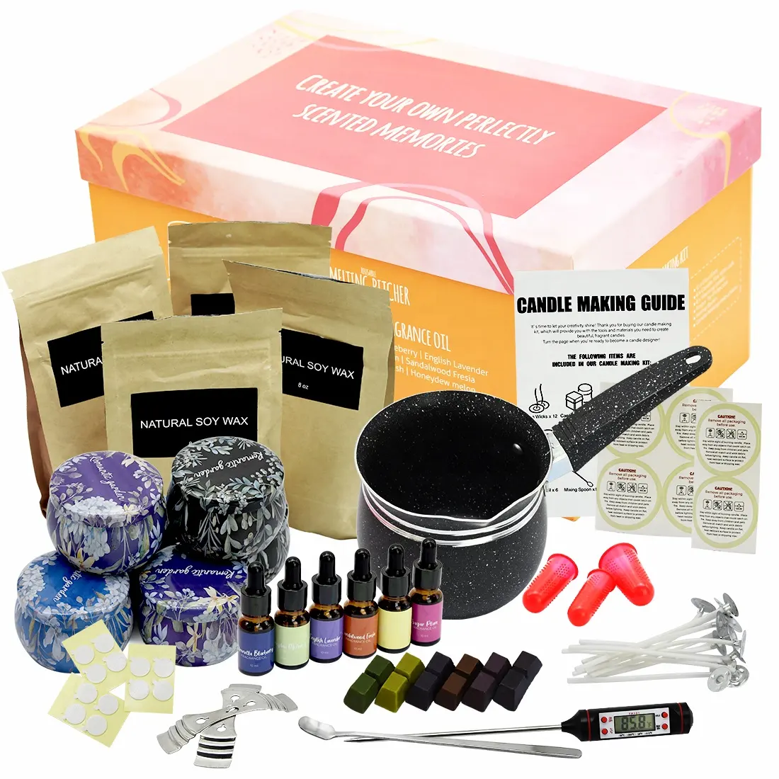 Hot Sale Starter Professional DIY Soy Wax Candle Making Kit Supplies