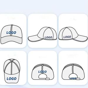 Casquette de baseball unisexe 6 panneaux en pur coton, sportive, anti-UV, broderie 3D, effet amincissant, calotte souple, été, lettres métalliques surélevées - Product Image 4