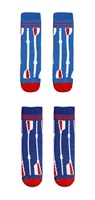Chaussettes-pantoufles en polaire thermique pour homme - Doublure en sherpa avec poignées antidérapantes, chaussons de maison confortables pour Noël