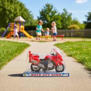 Juguete de motocicleta Moto City Speed ​​de 28x17x13 cm con mecanismo de embrague para niños, juego educativo - Product Image 2