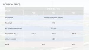 [Hosome] Additif alimentaire Stachyose naturelle hydratée, alternative saine au sucre, poudre en vrac, CAS 54261-98-2 - Product Image 3