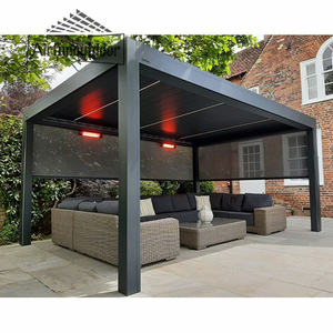 Arche de jardin en aluminium Arche de fleurs en métal avec cadre en acier pour décoration de scène de mariage et pont de pergolas Arbours inclus - Product Image 1