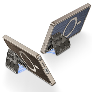 Hot Sale PU Material UltraThin 360 Protection Business Design Mobile Phone Case <b>Camera</b> <b>Protector</b> for for S25 S24 S23 - Product Image 3