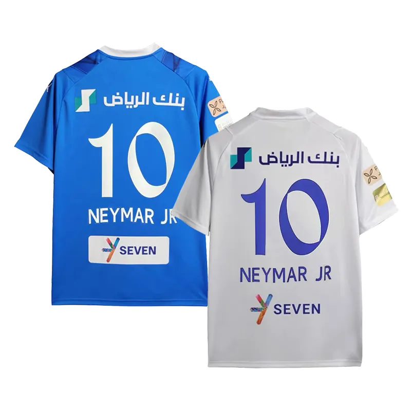 23/24 Football Uniform Riyadh Crescent Jersey Neymar 10 Football Jersey Home and Away Group Purchase Wholesale Jerseys Adults