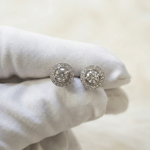 Designer Platinum Diamond <b>Fine</b> <b>Stud</b> <b>Earrings</b> IGI Certified High Clarity Brilliant Stones Luxury Jewelry for Women Daily Party - Product Image 5