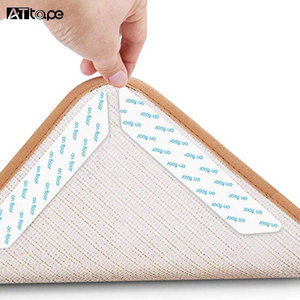 Non Slip Washable Reusable Anti Slip Rug Pad Corner <strong>Gripper</strong> Carpet Double Grip <strong>Tape</strong> for Rug Carpet - Product Image 1