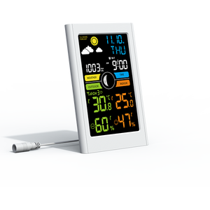 Trạm thời tiết không dây mỏng đầy màu sắc với cảm biến ngoài trời - Product Image 3