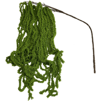 Plante suspendue artificielle en fausse fleur de laine, branche d'Amaranthus Caudatus pour la décoration d'arche de mariage