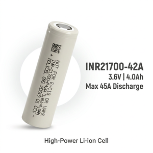 Batterie Li-ion haute performance 21700 P42A 3.6V 4000mAh 45A pour applications robotiques, automatisation et alimentation industrielle - Product Image 2