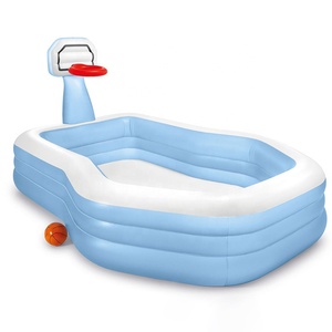 <span class=keywords><strong>INTEX</strong></span> 57183 Shot piscine rectangulaire piscine gonflable extérieure pour enfants piscine de jeu de basket-ball - Product Image 5