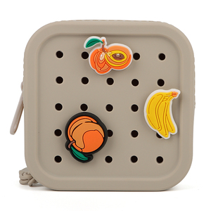 กระเป๋าซิลิโคนกันน้ำแบบพกพาสำหรับใส่ของใช้จำเป็นที่ชายหาด  กระเป๋าเก็บเครื่องสำอาง อุปกรณ์อิเล็กทรอนิกส์ และของใช้ต่างๆ - Product Image 6