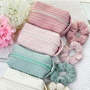 Bolsas de Maquillaje Personalizadas, Ecológicas, de Gran Capacidad, para Mujer, Bolsa Organizadora de Cosméticos de Viaje, de Algodón, Regalo para Damas de Honor, Portátil, con Cierre - Product Image 6