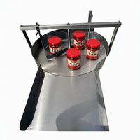 Plateau tournant automatique HuiMing GP-0A pour bouteilles en plastique/verre, équipement auxiliaire pour ligne de remplissage de boissons 110V/220V