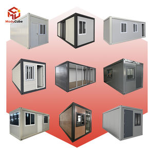 Moducube Venta Directa 10 pies Z tipo <span class=keywords><strong>casa</strong></span> prefabricada contenedor de oficina <span class=keywords><strong>tienda</strong></span> portátil hogar con pared de vidrio - Product Image 2