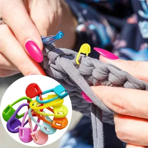 1000Pcs Đầy Màu Sắc Đan Crochet Khóa Khâu Đánh Dấu Khâu Kim Clip Cho Sợi Đan Khâu Chủ Sở Hữu May Nguồn Cung Cấp