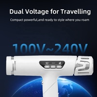 Secador de Pelo Profesional Ultraligero con Motor Iónico de Plasma BLDC, Doble Voltaje, Plegable, de Alta Velocidad para Uso en Salón