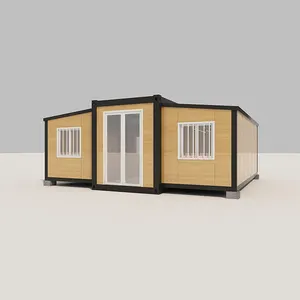 Hazır 3 yatak odası prefabrik ev prefabrik modüler evler genişletilebilir konteyner ev küçük evler