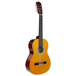 Guitare de cordes en nylon, classique, OEM de 39 pouces pour la pratique et le test de nivellement