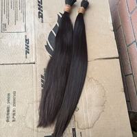 Cheveux humains vierges bruts 100% naturels, lisses et soyeux, cuticules alignées, sans perte, pour tresses