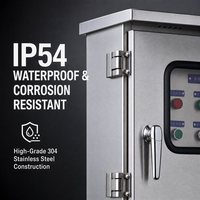 Boîtier de commande de pompe à boues en acier inoxydable pour station d'épuration, IP54, armoire de distribution d'énergie JXF, panneau de commande de pompe