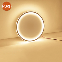 PUZHUOER Salon Ceil Lampe Moderne Salon Décoration Maison Intelligente Télécommande App Contrôle Balcon Led Plafonnier