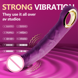 現実ディルド快楽バイブレーター10強い振動プッシー刺激女性セックスおもちゃディルドバイブレーター女性用おもちゃ - Product Image 3