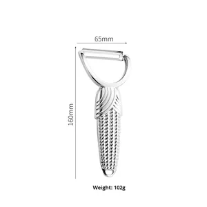 Creative Kitchen Gadget Manual <strong>Corn</strong> Thresher Peeler with Stainless Steel Blades Easy to Clean-Zinc Alloy Fruit &amp; Vegetable Tool - Product Image 6