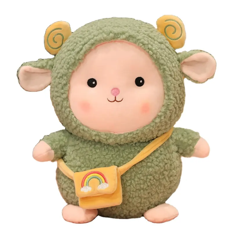 Rainbow sheep doll Lamb plush toy send children birthday gift doll toys
