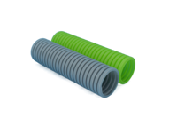DN90 50m extrudé double paroi ondulé de qualité alimentaire PE conduit d'air frais blanchisserie appartement supermarché application de climatisation