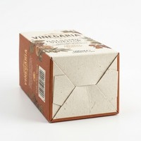 Boîte cadeau en carton ivoire personnalisée avec estampage à chaud doré pour l'emballage de bouteilles de vinaigre et d'assaisonnements