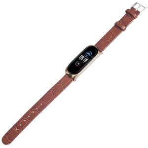Correa de cuero para <span class=keywords><strong>reloj</strong></span> inteligente <span class=keywords><strong>Xiaomi</strong></span> <span class=keywords><strong>Mi</strong></span> <span class=keywords><strong>Band</strong></span> 5 - Product Image 4