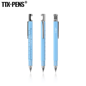 Ttx logotipo personalizado multifunción <span class=keywords><strong>6</strong></span> en <span class=keywords><strong>1</strong></span> para Stylus Tool bolígrafo con ancho de escritura de <span class=keywords><strong>1</strong></span>,0mm Material metálico abrebotellas regalos - Product Image 2