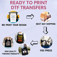 Adesivi per Magliette DTF Personalizzati di Alta Qualità, Stampa a Caldo per Halloween, Materiale PET Lavabile