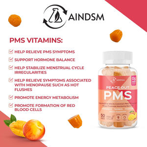 Bonbons PMS bien conçus, vitamines pour soulager les douleurs menstruelles, bonbons pour soutenir l'équilibre hormonal, bonbons PMS Bolating - Product Image 6