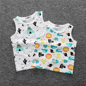 China Supplier Custom Printing Sleeveless Cheap Price Children T Shirt