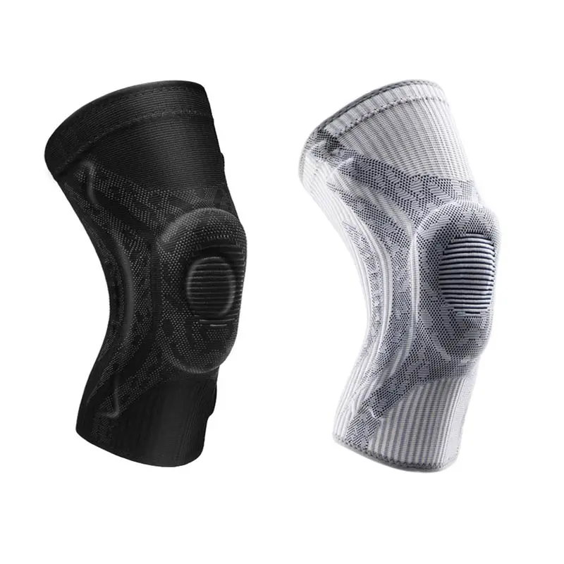 Basketball 2 pack knie brace pad doppel halterung elastische unterstützung ellenbogen pads kostenloser patella gel graphene klappbar für arthrose